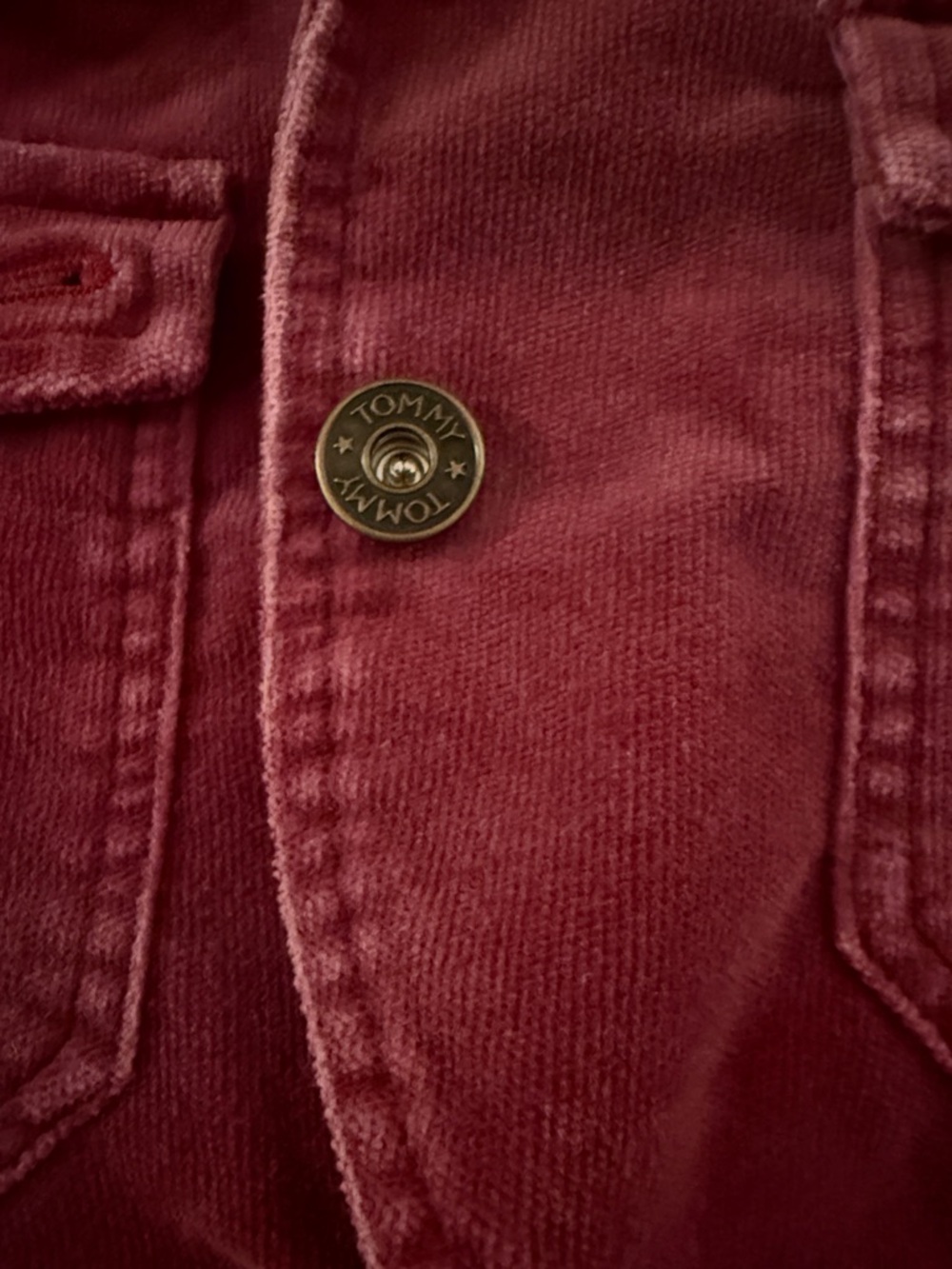 Tommy Hilfiger Women's Wine Corduroy Blazer Jacket - Picture 3 of 10